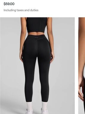 Contour Stitch Long Sleeve Crop Top and leggings